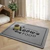 Sally hemp rubber bottom pet feeding mat - cat food ash