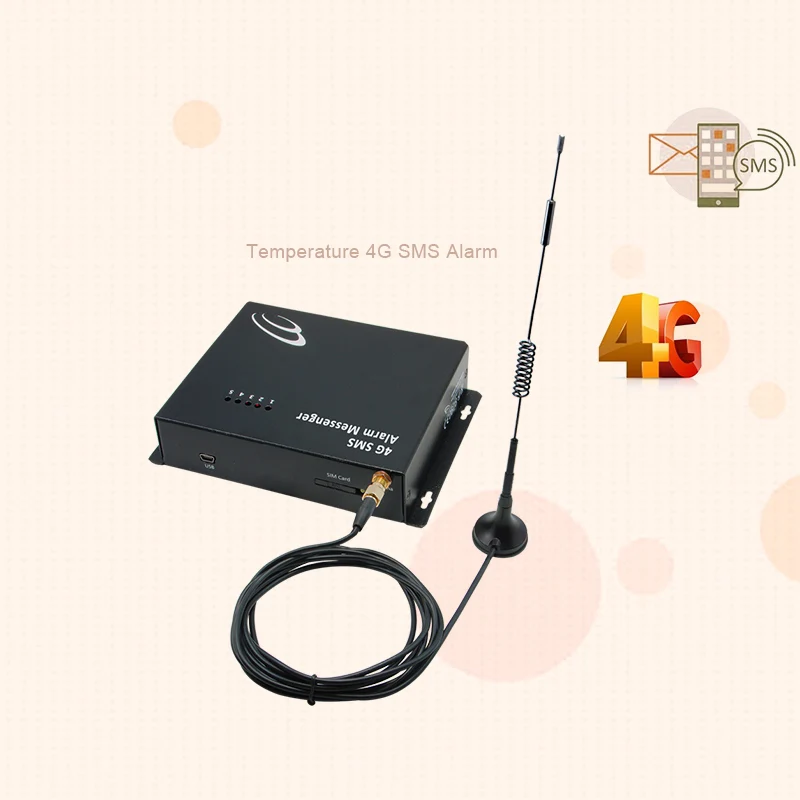 Temperature Humidity Gsm Real-time Monitoring Data Logger Fridge Freezer Gsm Sms Temperature Alarm