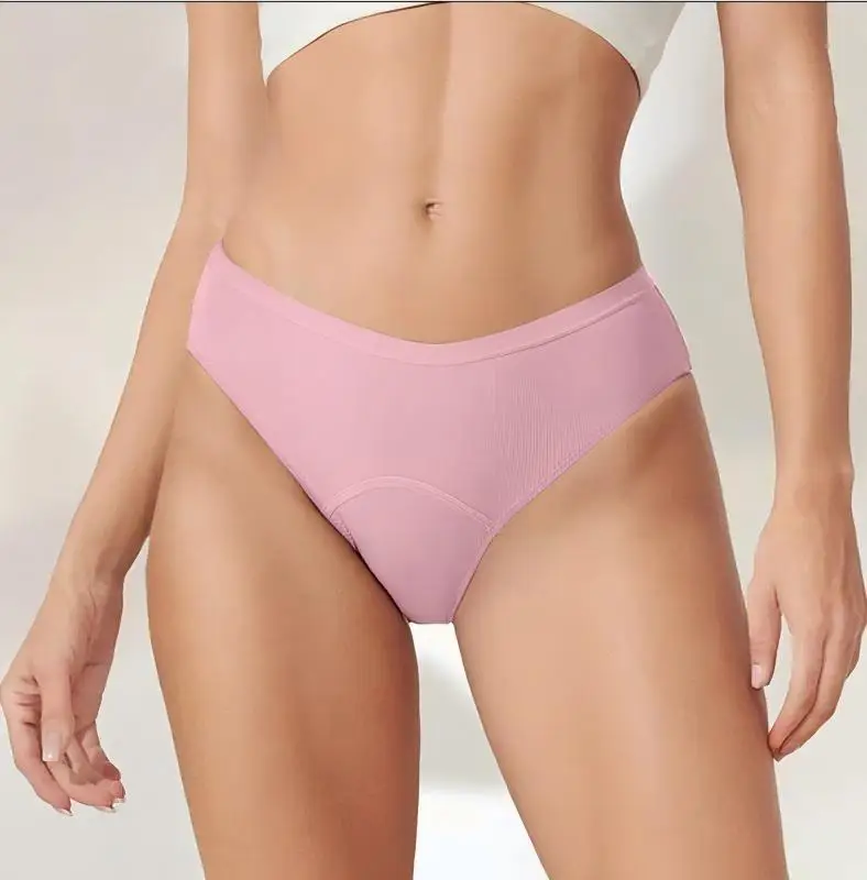 Striped Teen 3-Layer Period Brief -gusset reference