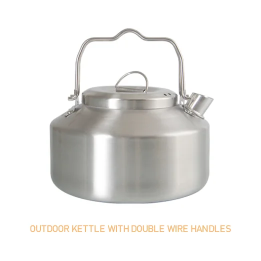 Portable Commercial Stainless Steel Outdoor Kettle With Double Wire
