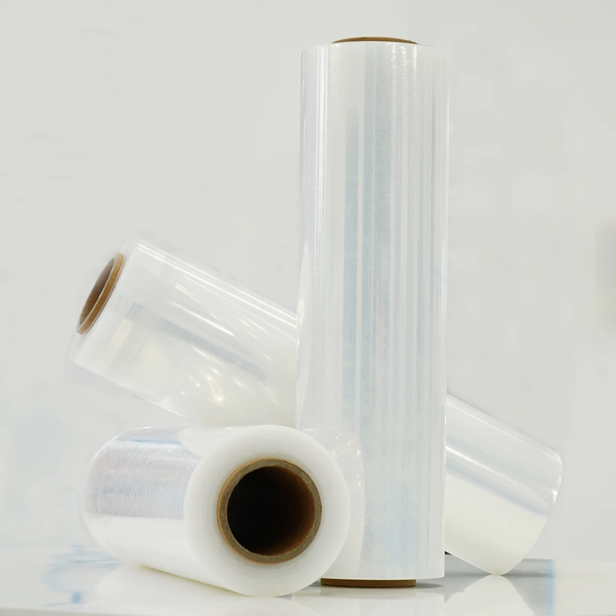Stretch Packaging Hot Industrial Transparent Pallet Stretch Packaging Film PE Power Wrap ...