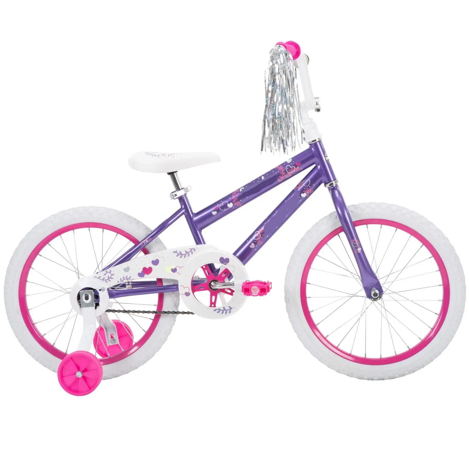 Neu im Sortiment Beliebtes Modell 20 Zoll Kinderfahrrad Mdchen Lila 3-12  Jahre Altes Kinderfahrrad mit Tasche