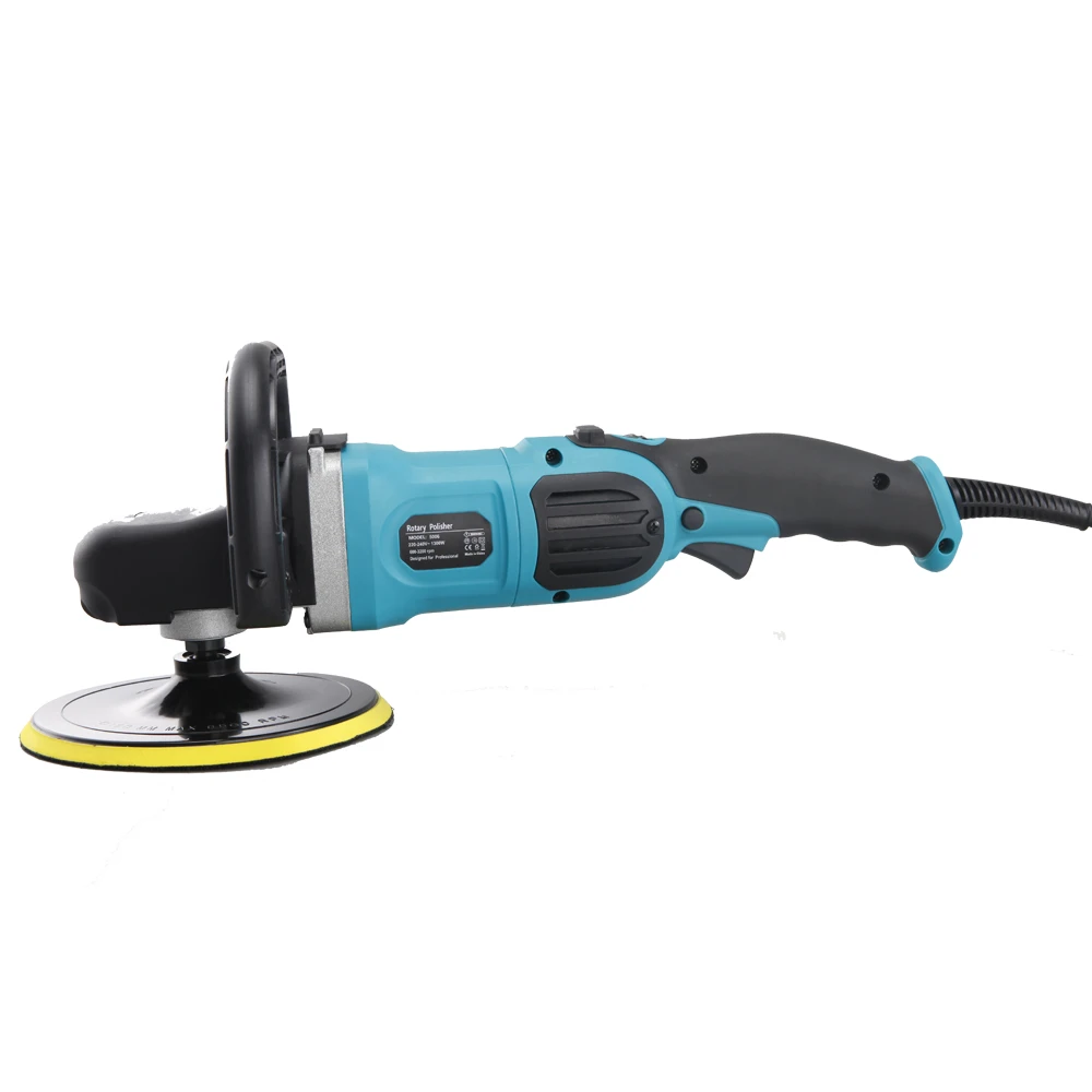 Автомобильный щит 1200 Вт 7 дюймов вращающаяся Полировальная Машина 180 мм буфер полировщик Поддержка настройки
