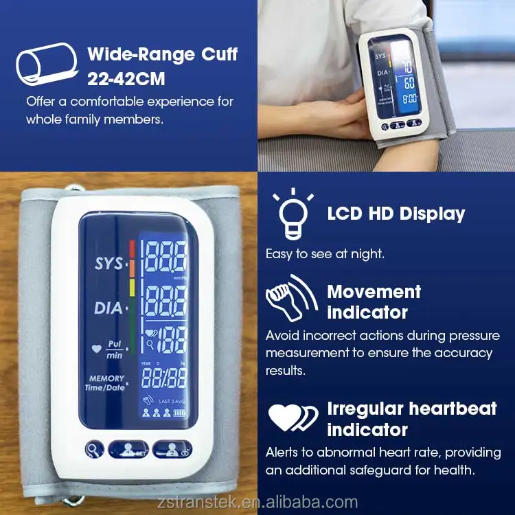 Transtek 2user 60 Readings Bluetooth Portable Smart Digital Blood