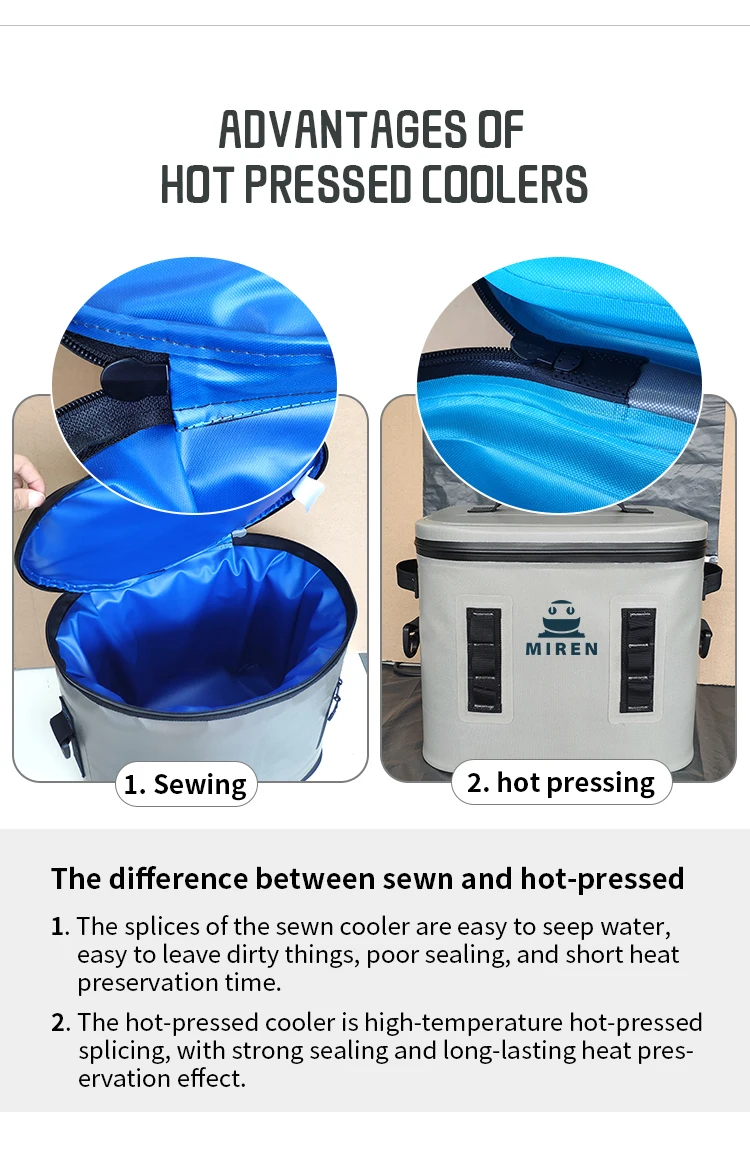 High Quality Custom 8l Can Coolers Insulated Box Bag With Compartment