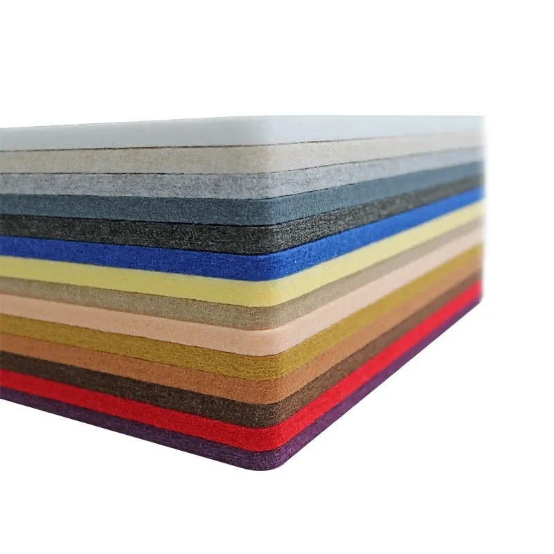 100% PET Fiber Soundproof Fireproof Modern 3D Model Ceiling Panel Desk Partition Noise Reduction Sound-Absorbing Most Popular