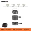 Black handle 301 three-piece set