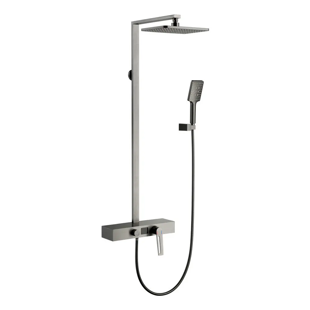 Bathroom Shower Set Rain Shower Head with Hot Cold Water - Main Image