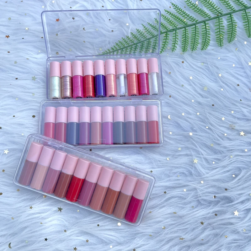 Mini Lip Gloss Private Label Vegan Lip Gloss Cosmetics Vendor Custom