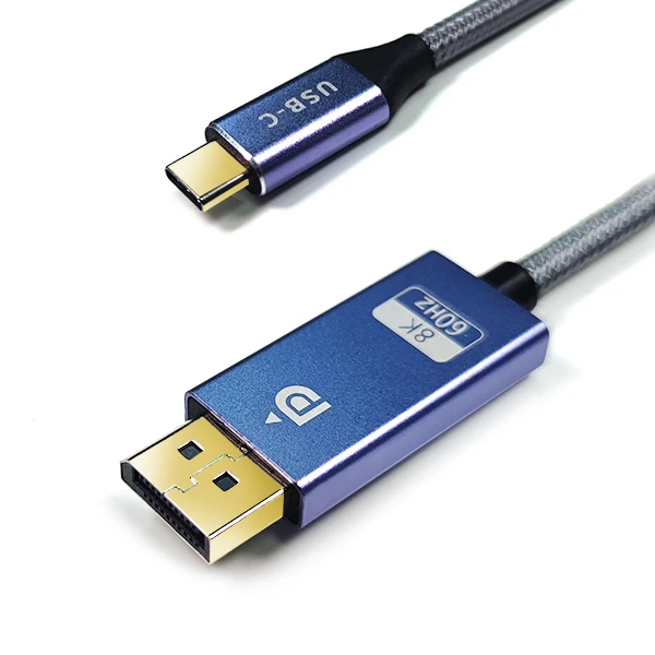 USB C to DisplayPort Cable 8K/5K/4K USB Type-C to DP Alt