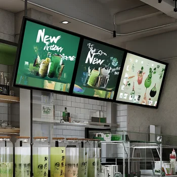 Shopping Mall Android WIFI Square LCD Display Advertising Screen Square LCD Digital Signage and Display Square Video Player