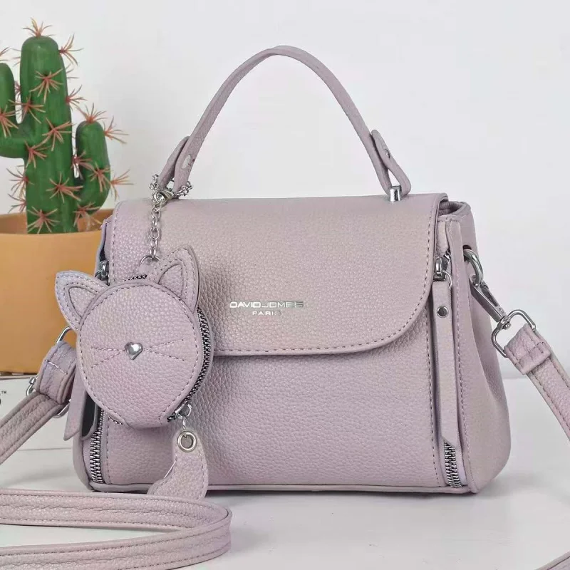 2025 Designer Women's PU Leather Handbags Shoulder Bags Zipper Closure Sacs Main Pourbag aperçu 11