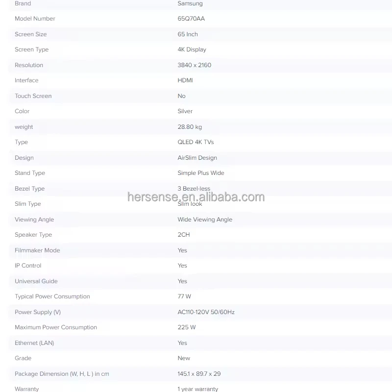 85inch QLED OLED 4k Large Size - Pantaras Smart TV Skyworth 6