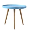 Tavolino moderno blu