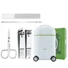 white suitcase nail clippers 5-piece set