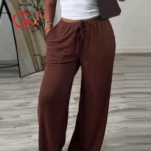 GX5121 Fashion Good Quality 2026 Clothing Boutique Women's Street Wear High Waist Trouser Casual Unique Pant