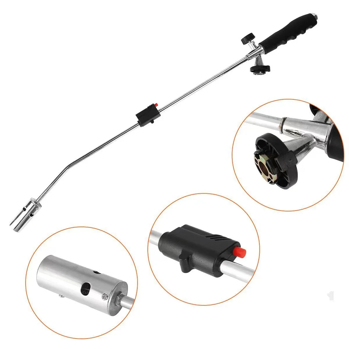 Lengthen Butane Heating Torch Weeding Gun Gas Burning Weeding burner Blowtorch Gas Flamethrower Welding Gun