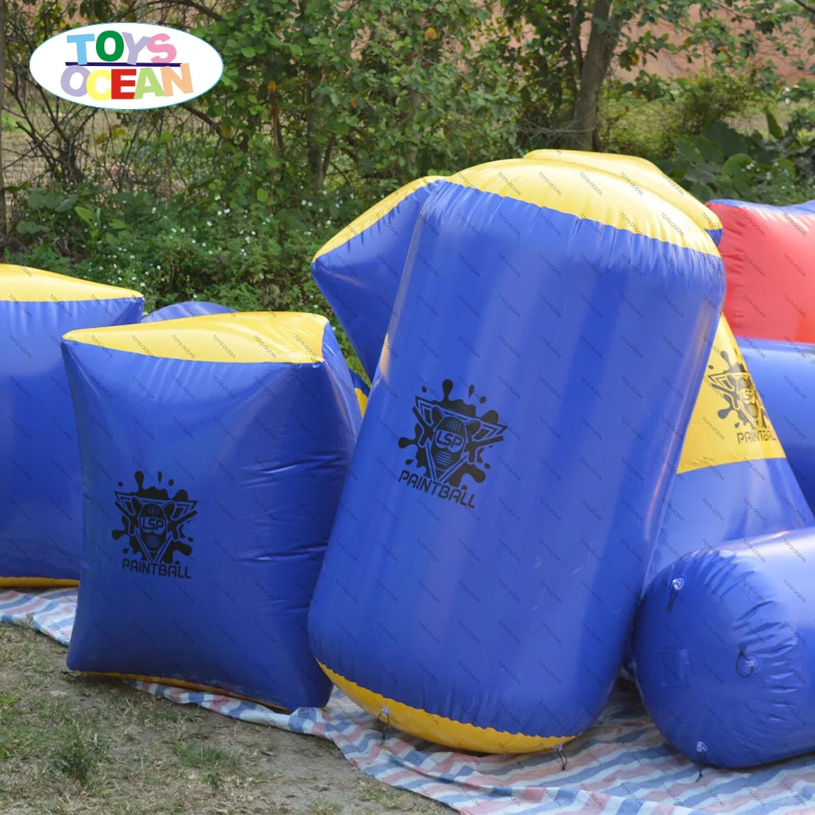 Inflatable Paintball Field/inflatable Paintball Wall/colorful Paintball