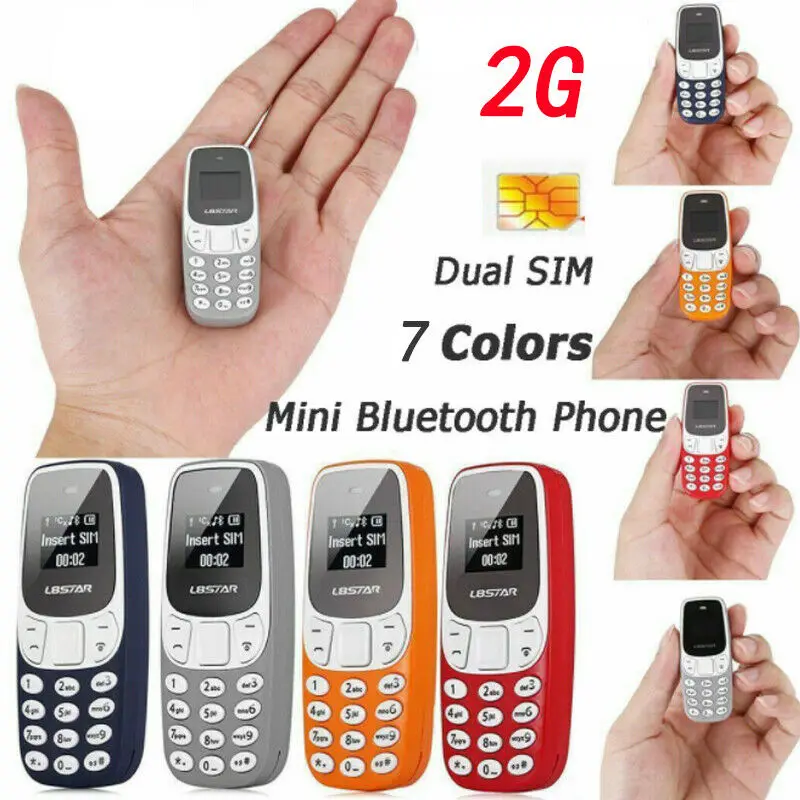 BM10 Mini 3310 Portable Tiny Small Mini Micro Mobile Cell Phone GSM Dual Sim BT Headset