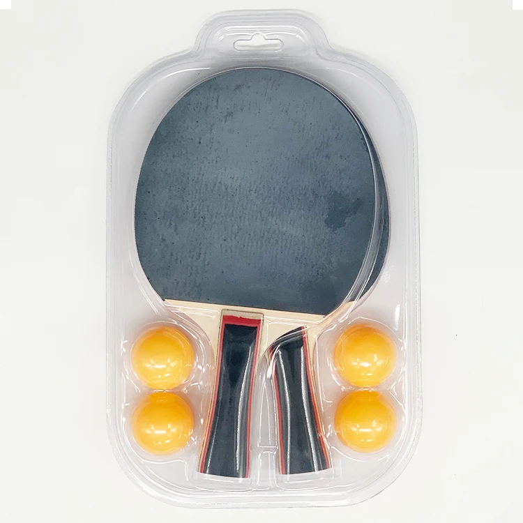 
OEM Заказные профессиональные ракетки для пинг-понга, лидер продаж, набор ракеток для настольного тенниса с 4 мячиками, игра для настольного тенниса в помещении 