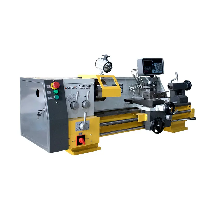 WMTCNC Small Torno Horizontal Metal Machine Lathe Cjm320 Turning Machine for Sale
