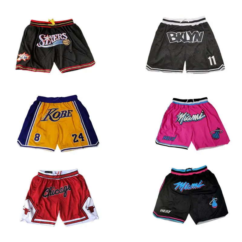 High Quality Wholesale Justdon Embroidered Breathable Mesh Quick Dry  Basketball Shorts Just Don Sport Pants