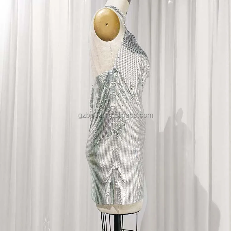 knee length dresses for ladies My 21st Birthday Dress Handmade Backless Crystal Metal Mesh Dress  Make Me  Elegant