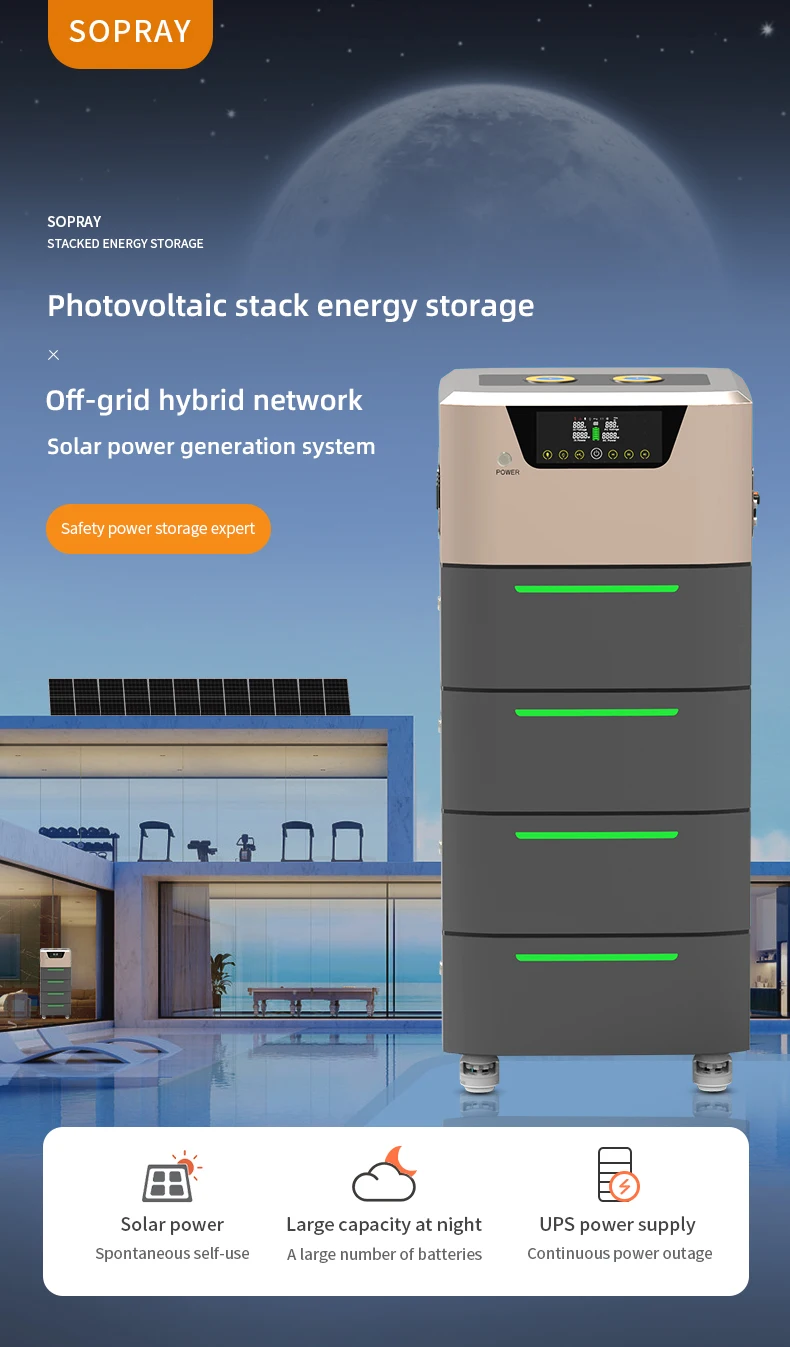 Sr Portable Wholesale 51.2v Lifepo4 Batteries 500ah Stacked Solar