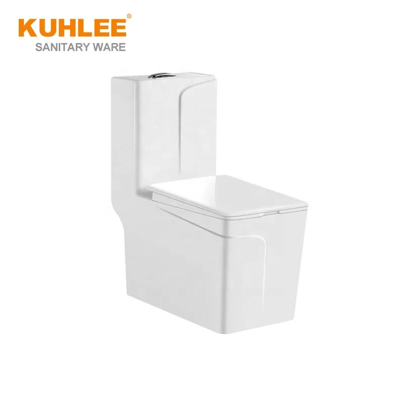 Fashion Design Toilet Ceramic Washdown One Piece Toilet White Ivory Bathroom Wc Piss Toilet Seat With Good Prices
