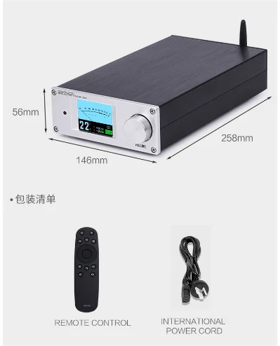 BRZHIFI 5.1 Channel BT RC Remote Control Aluminum Subwoofer <a class='inkey' style='color:blue' href='https://www.weiliangaudio.com/' target='_blank'>Home</a> Hifi Digital Amplifier details