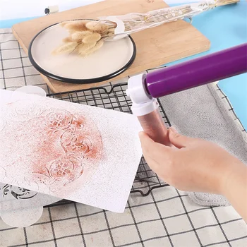 Manual Plastic Eye-catching Cupcake Cookies Cake Coloring Airbrush