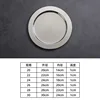 Wide-rimmed dinner plate (glossy silver finish)