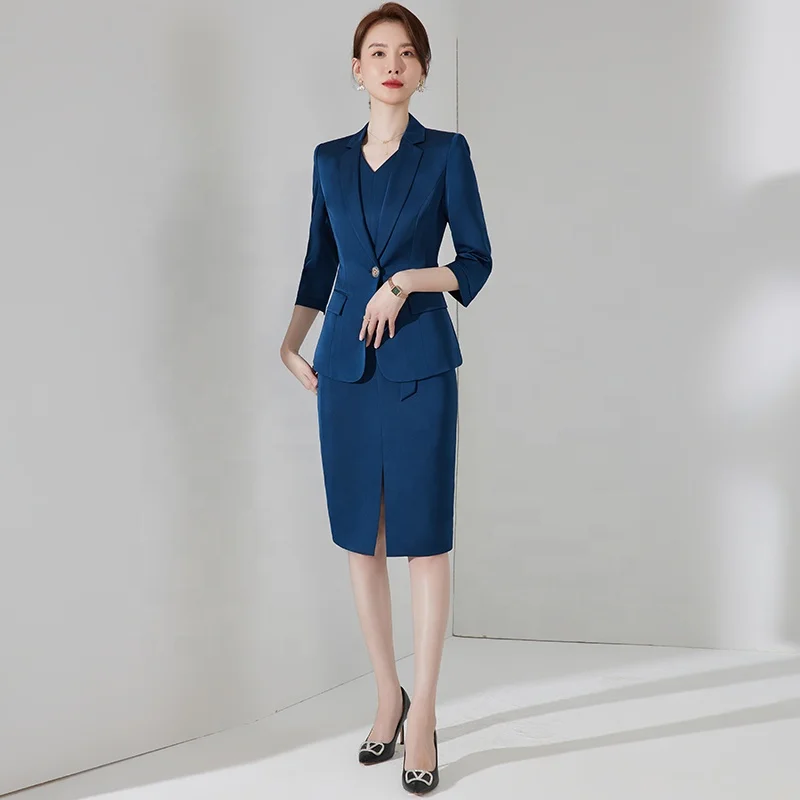 Women Church Suits Dresses 2 Piece Dress Suit Women Suits Office Formal Dress Elegant Quality Factory Supplying