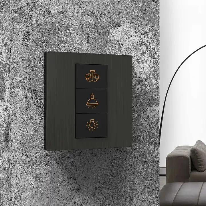 New Design Factory Smart Life Home House Rs485 Modbus Protocol Switch Led Light Wall Switch