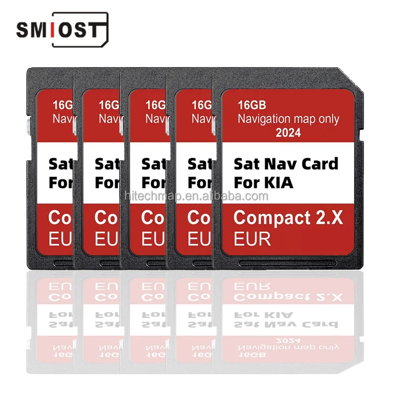 SMIOST CID Navigation SD Card - 32GB for Kia 2.X Compact