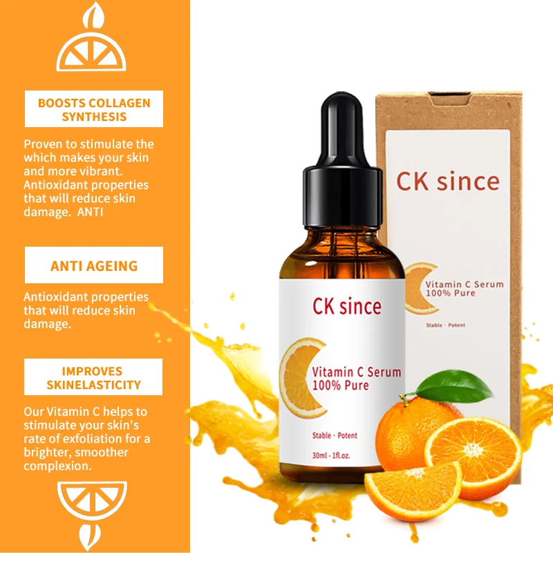 Custom Facial Vitamin C Brightening Serum Wholesale Face Serum Skin