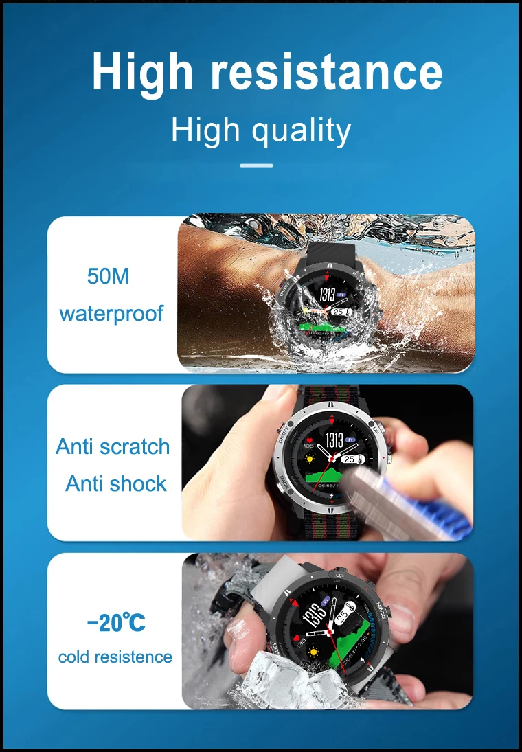 Chinese factory supplier supply G5 Pro Relojes Smart Watch 1.3inch Amoled 50m Waterproof Gps Altitude Meter Heart Rate Monitoring Outdoor Sport Smartwatch 2025 - Buy 2025 Smartwatch sports Smart Watch For Men 50m Waterproof Smartwatch