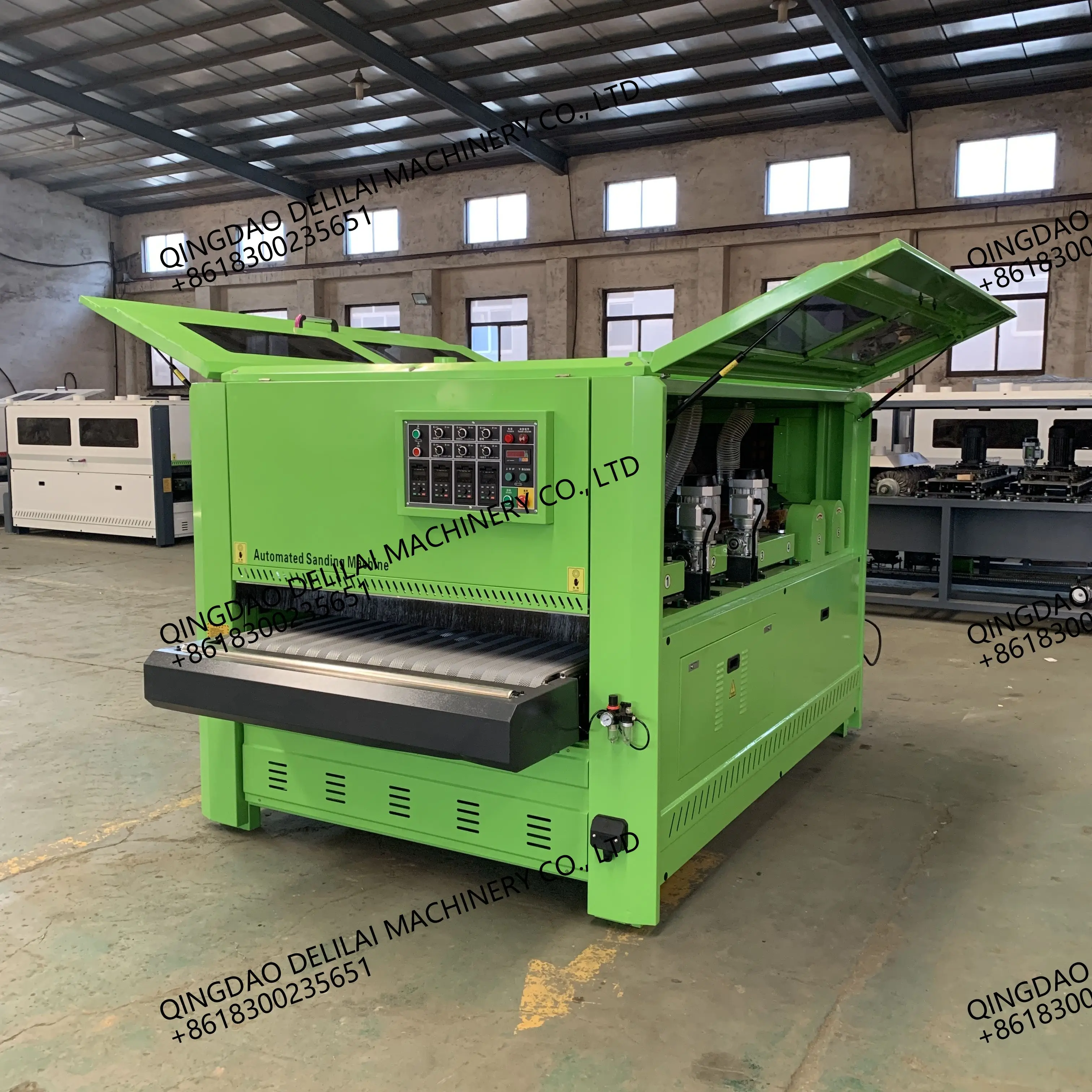 Furniture Door Wood Brush Sanding Polishing Machine For Mdf