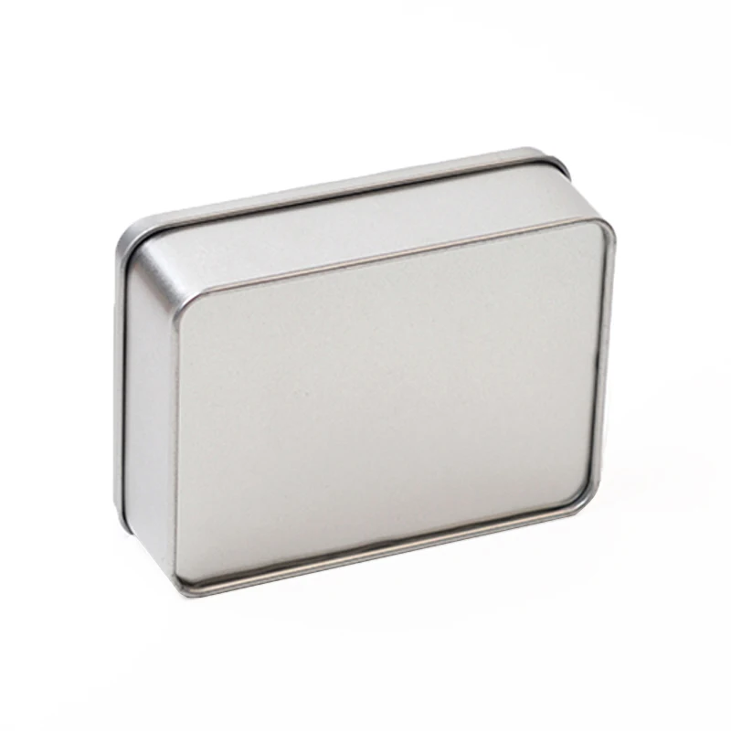High Quality Rectangular Shape Tin Container Packaging Storage Metal Tins Box With Different Mix Color