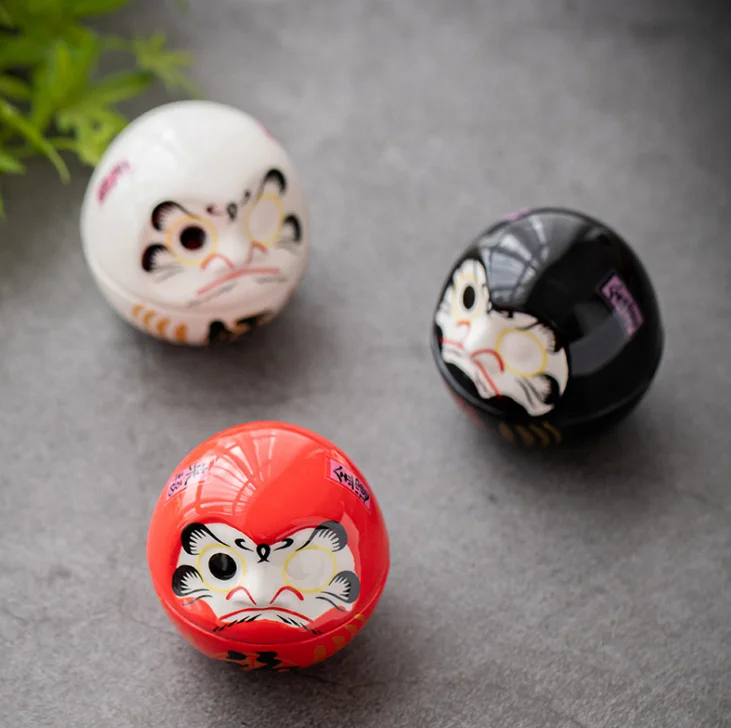 Japanese Bodhidharma Mini Cute Dharma Tumbler Little Figurine Gift ...