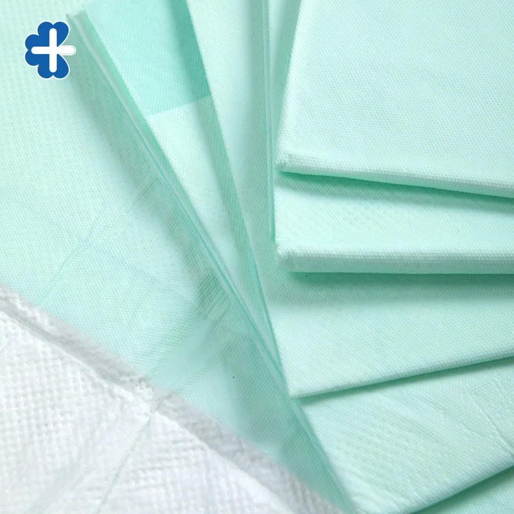 Больничное использование, супер удобное одноразовое Нетканое полотно + полиэтиленовая пленка для кровати