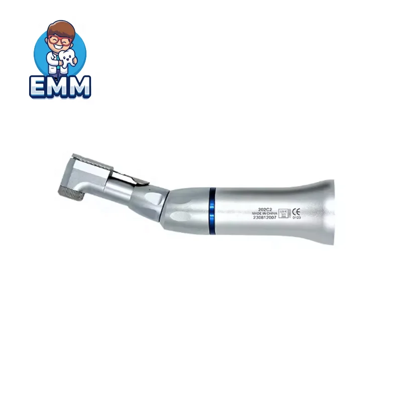instrumenta manualia dentalia lentis velocitatis 1:1, generis clavicularis, E-typi, cum pulverizatione externa, clave morsu, angulo contra dentalem, apparatus dentarius, instrumentum medicum.