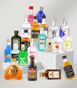One-stop Purchasing Product Appraisal Kits Miniature Wine Sets Whiskey Vodka Sake Cocktails 50ml Fruity Sweet Refreshing Bottle
