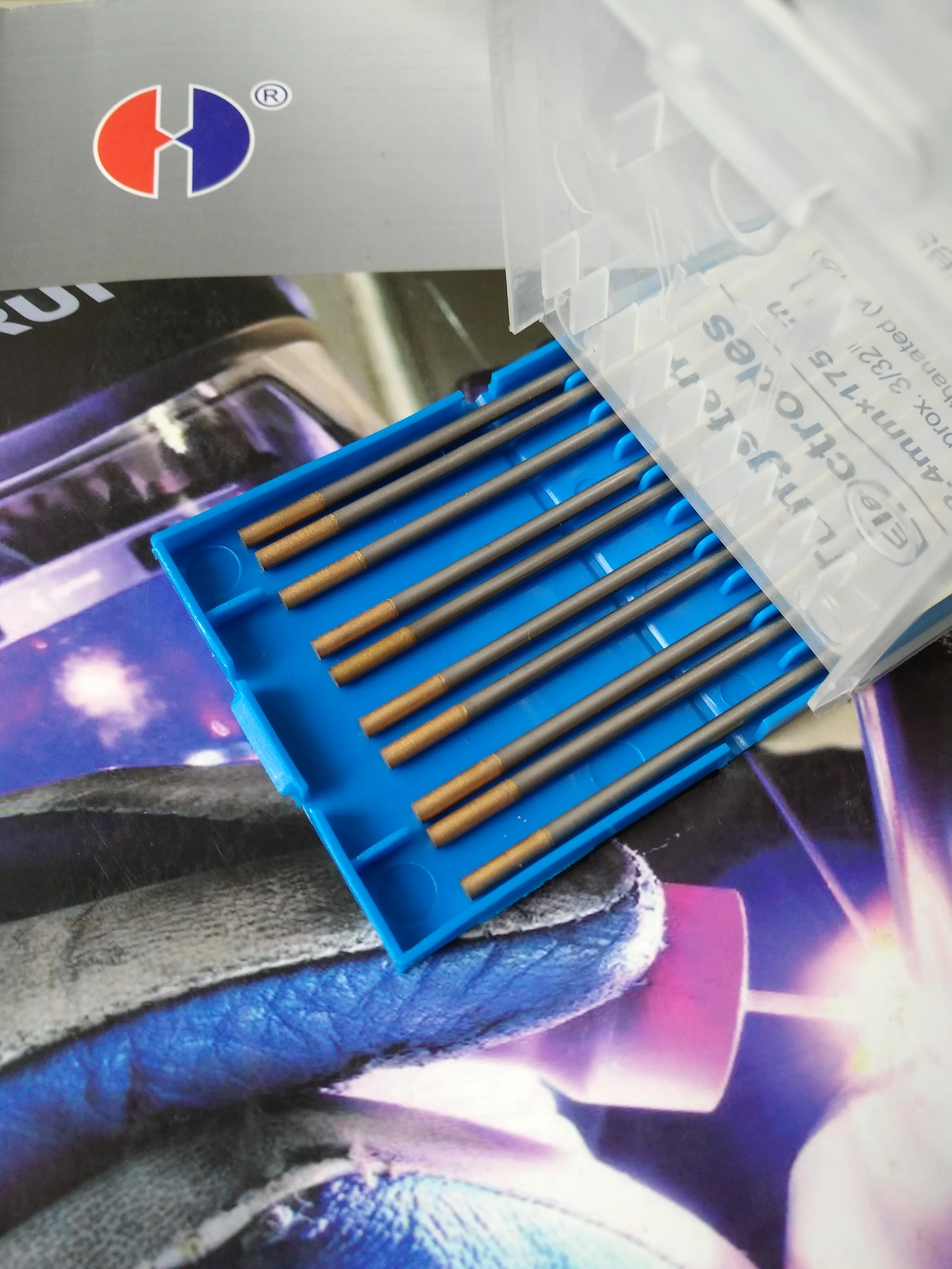 Сварочные электроды HUARUI диаметр 1 0-8 мм красные зеленые синие серые