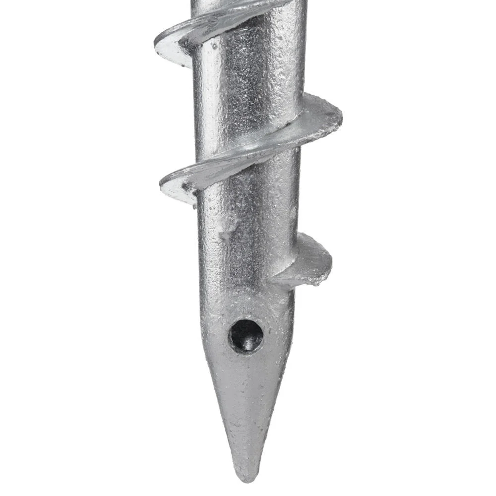 Screw In Post No Dig Ground Anchor U-Model - Durable & Easy to Install