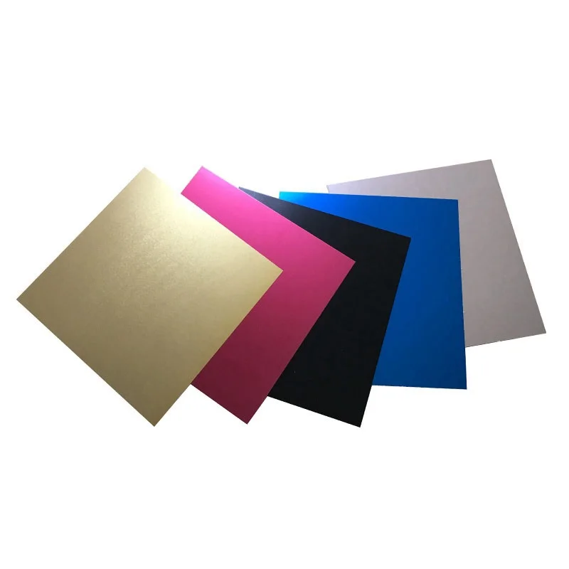 Metal Business Card Blanks Anodized Aluminum Engraving Stamping