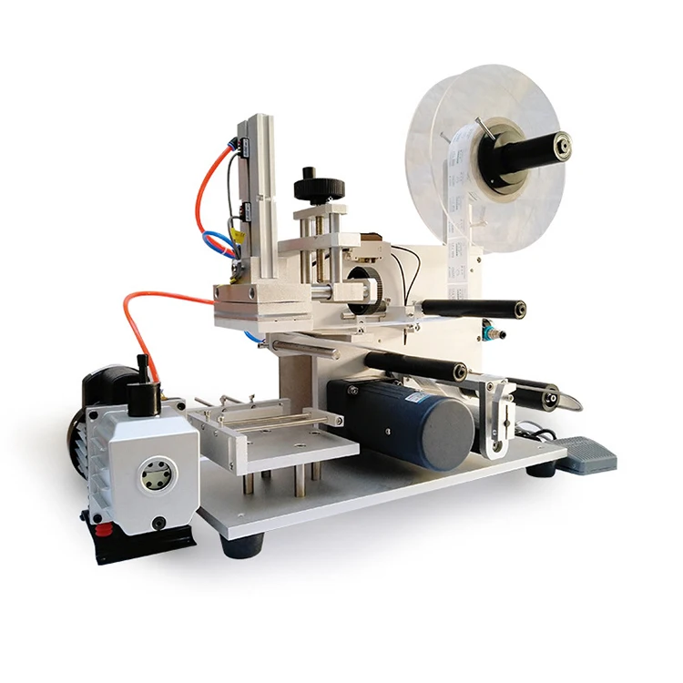 Хорошая цена, автоматическая самоклеящаяся машина для маркировки плоских квадратных бутылок