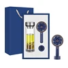 Vaso de cristal de 500ml + Ventilador