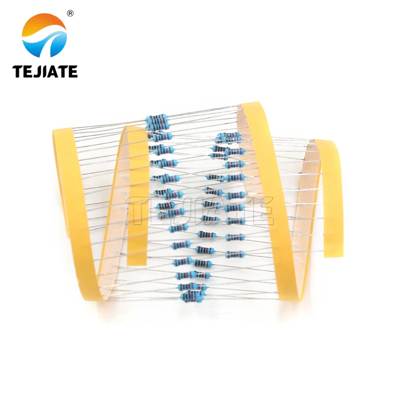 1/4W resistor 1% color ring Rheostat Variable 1% Metal Film 1K 2K 10K 4.7K 10ohm 100K 2.2 470K 1M