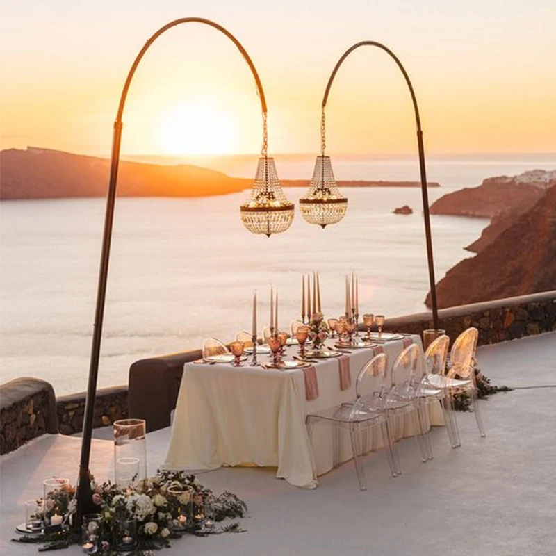 Moderne LED bruiloftsdecoratie kroonluchter luxe buiten waterdichte staande vloerlamp voor bruiloftsevenementen en decoraties